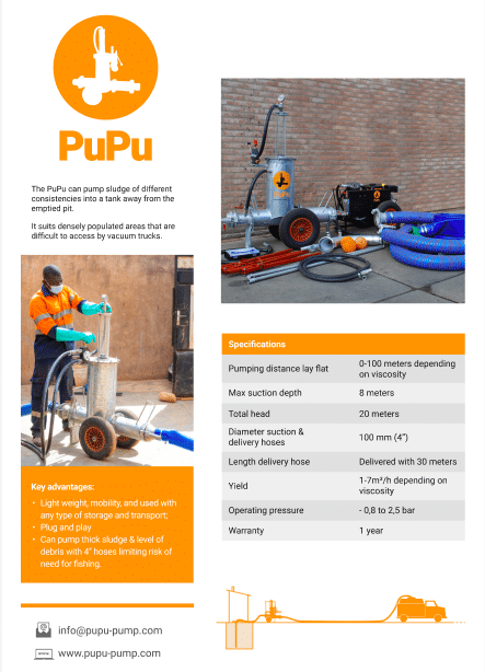 Technical sheet PuPu pump