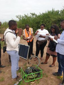 Financial training on solar irrigation in Mozambique