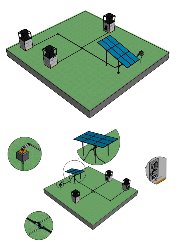 Modular building drawing