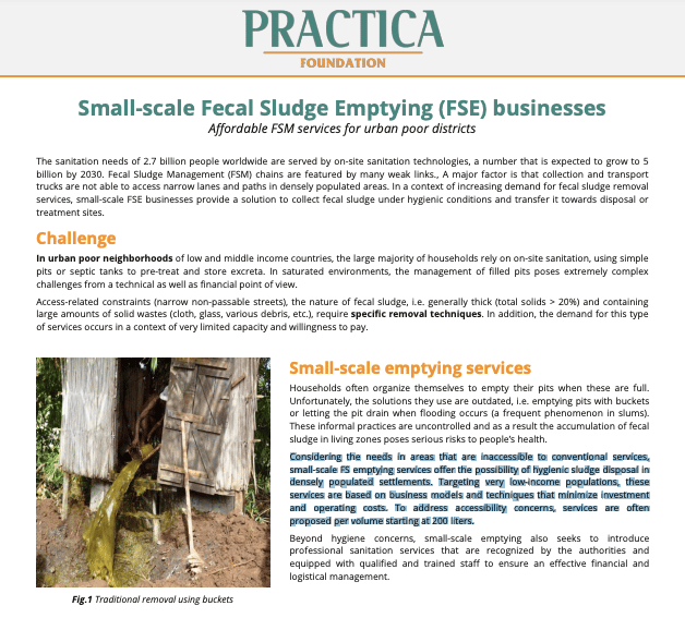 Cover infosheet small-scale FSE services