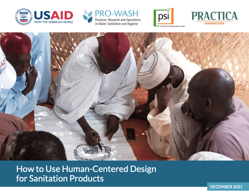 Cover human centered design sanitation product