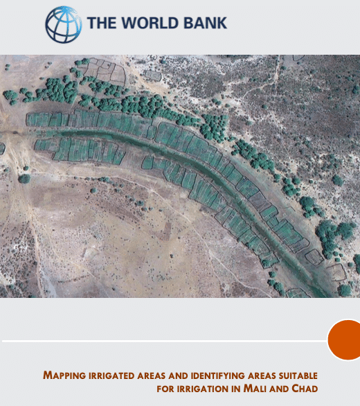Couvrir le rapport de cartographie de l'irrigation au Mali et au Tchad